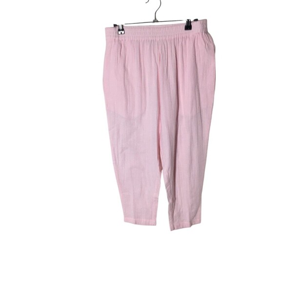 Ellas Simone Loungewear Set Womens Size Small Pink 100% Cotton Pajama Sleeveless - Picture 4 of 8